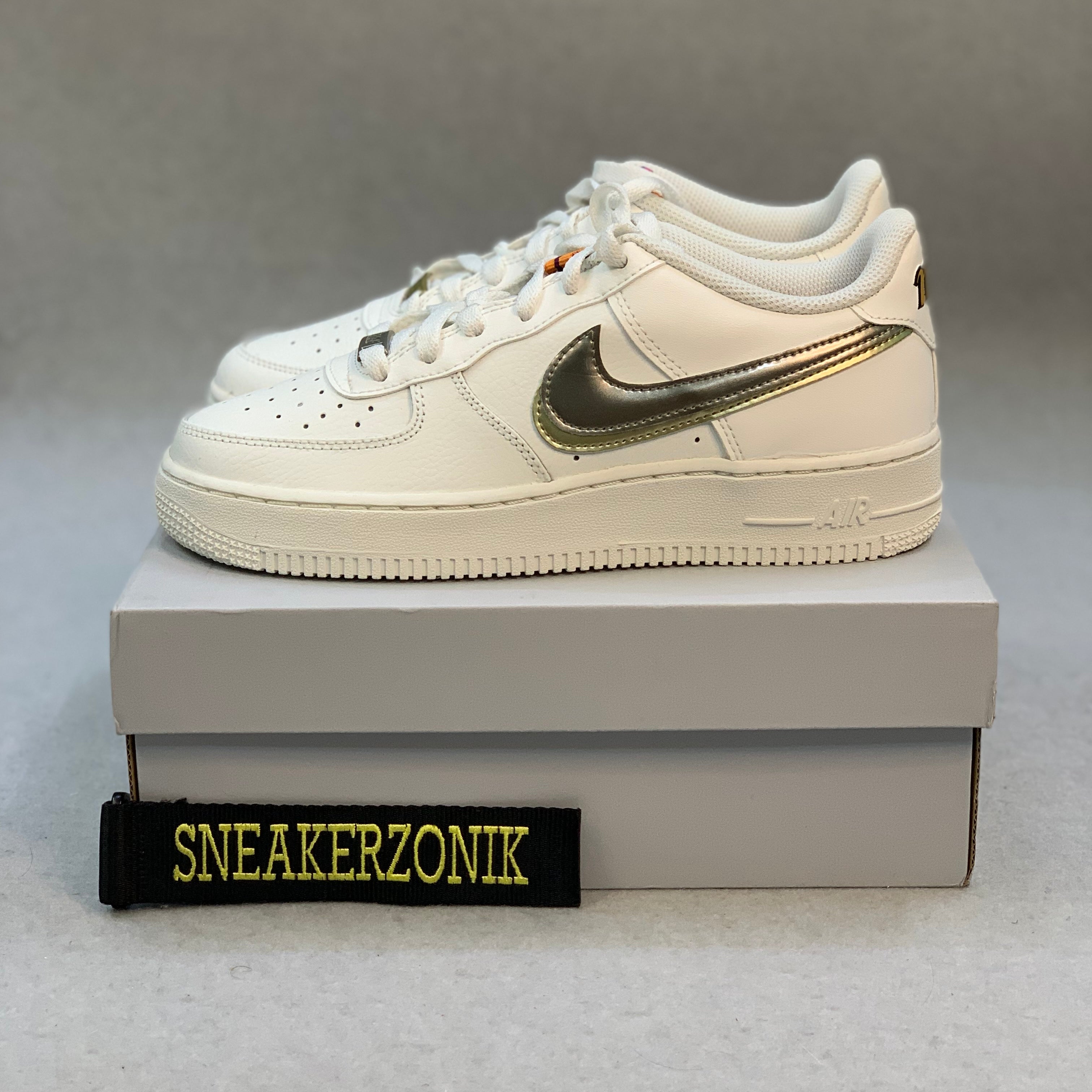 Nike Air Force 1 Double Gold Swoosh