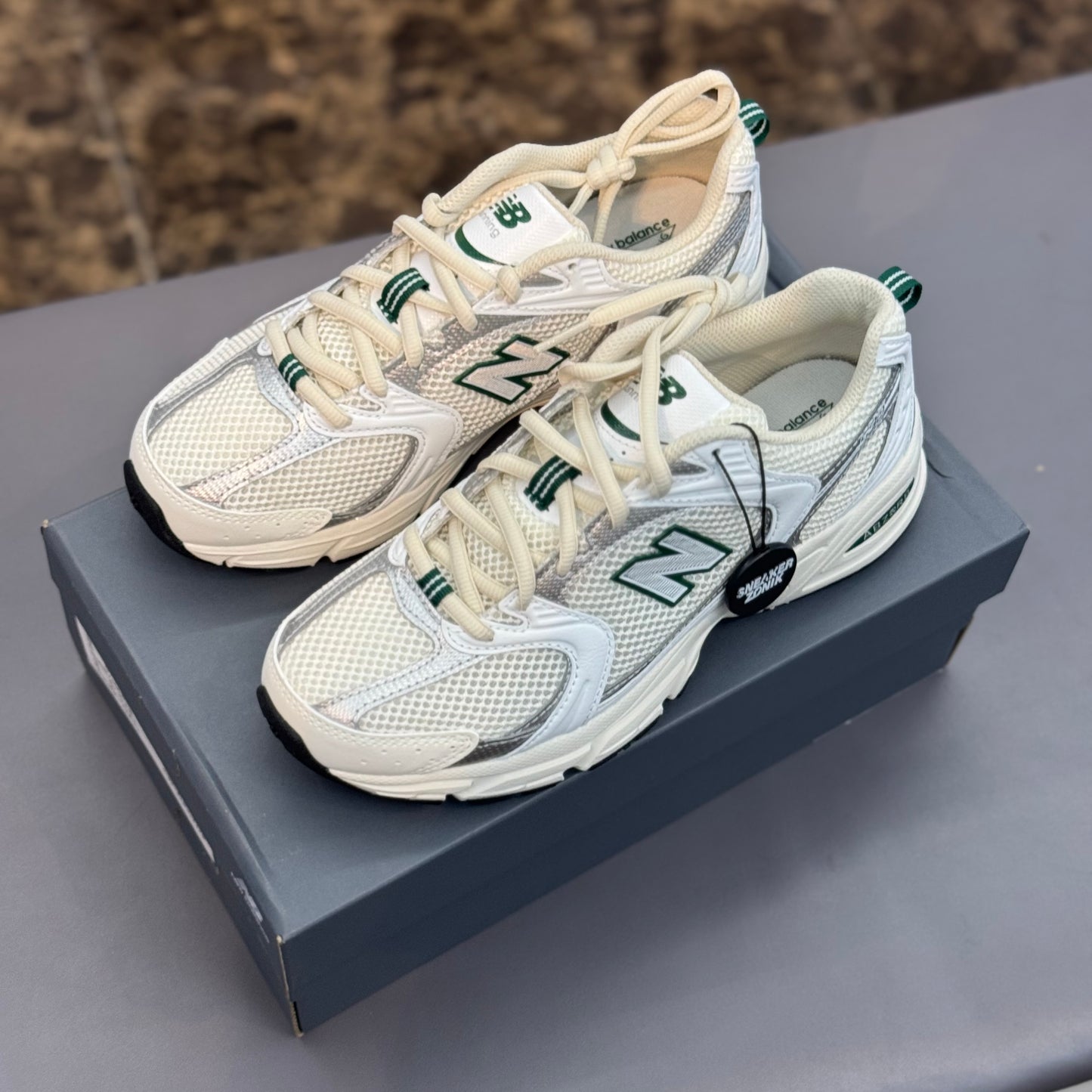 New Balance 530 Sea Salt Marsh Green