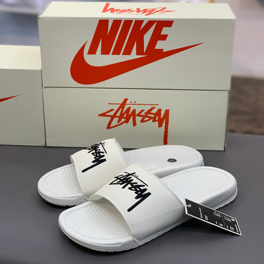 Nike X Stussy Benassi Cream