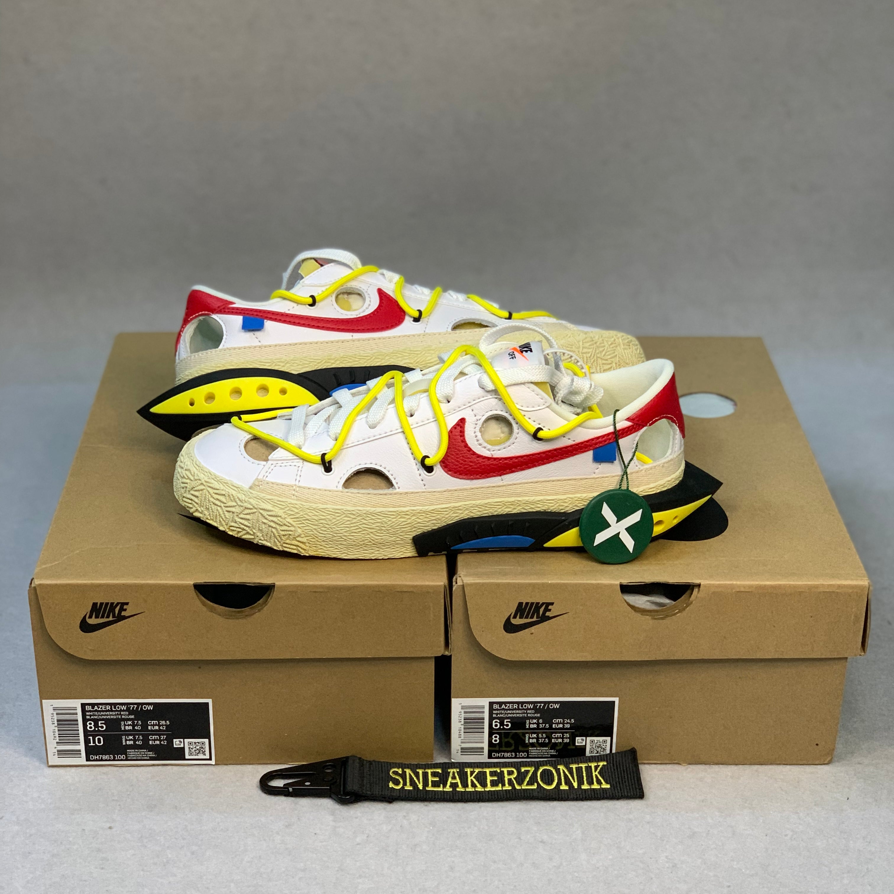 Nike Blazer Low Off-White University Red – sneakerzonik