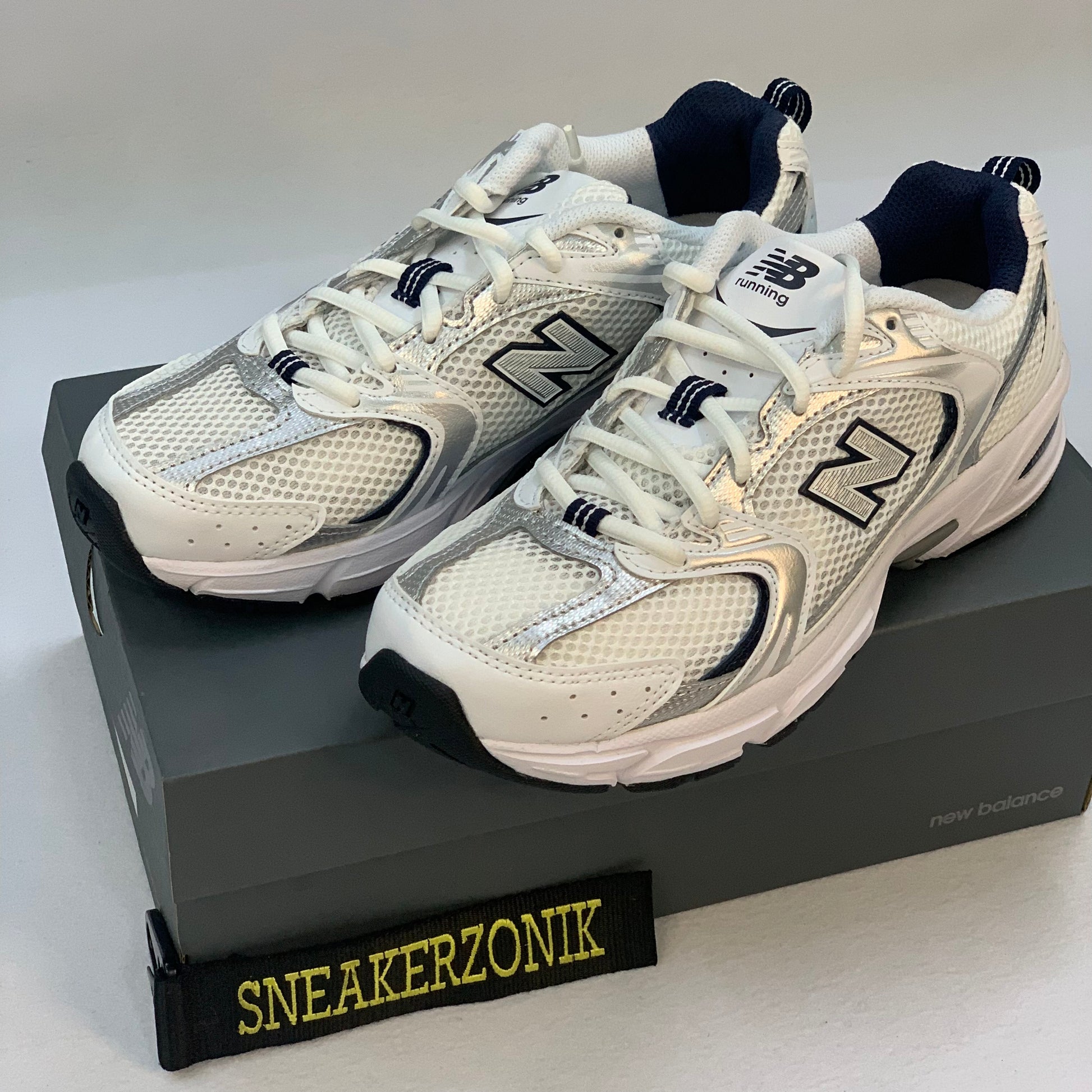 New Balance 530 MR530SG White Navy Retro Mens Shoes Store Authentic